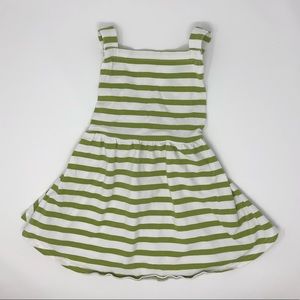 June and January Green striped Jumper